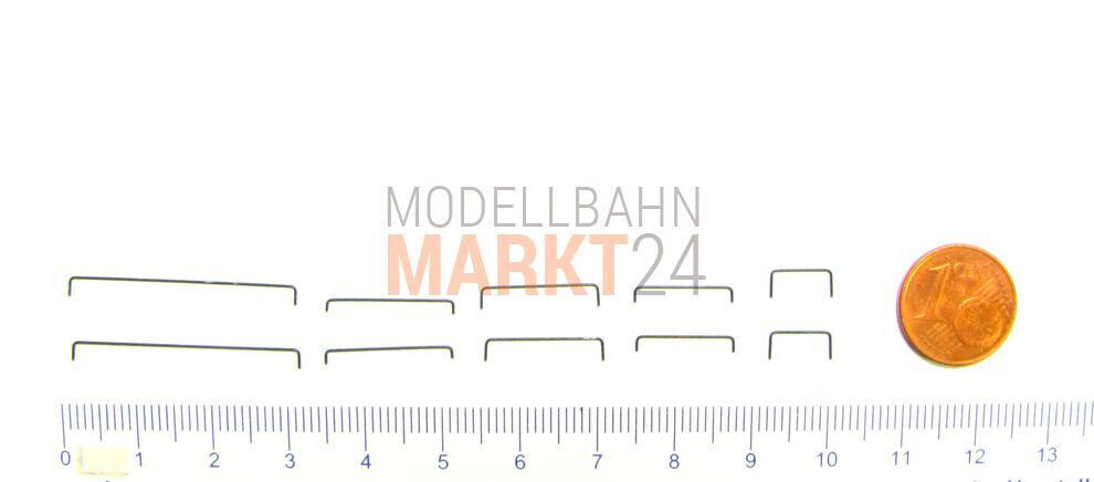 Ersatz-Griffstangen schwarz z.B. für ROCO Dampflok BR 01.5 Spur H0 - NEU