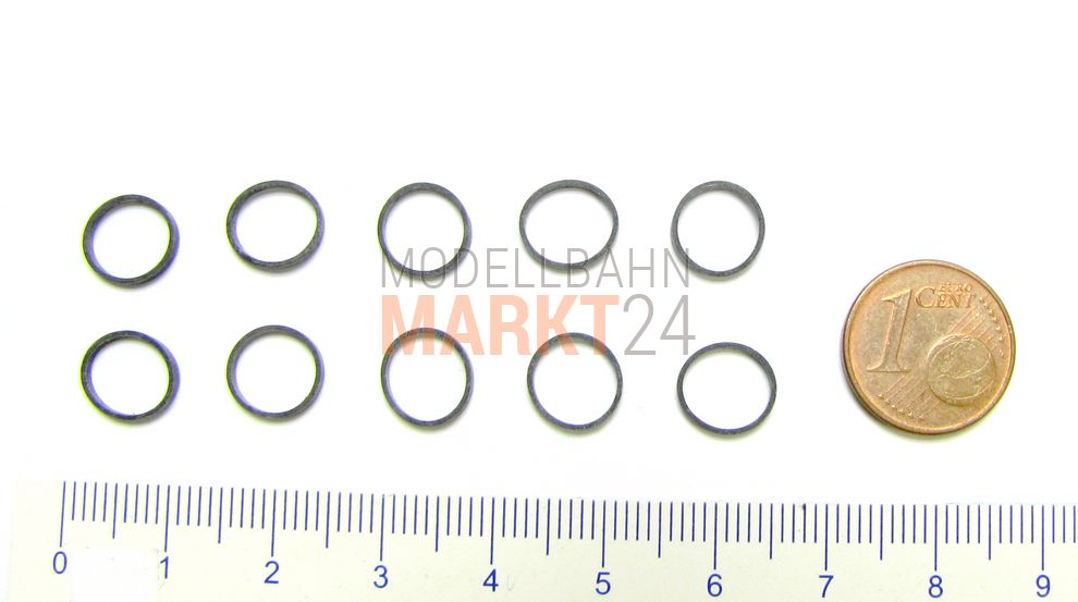 Ersatz-Haftringe z.B. für ROCO DR Dampflok BR 44 1:120 Spur TT - NEU