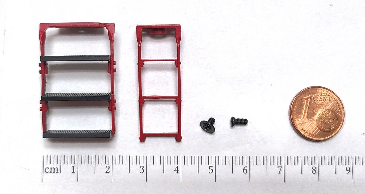 Ersatz-Leitern rot z.B. für MÄRKLIN DB Dampflok BR 78 Spur 1 - NEU