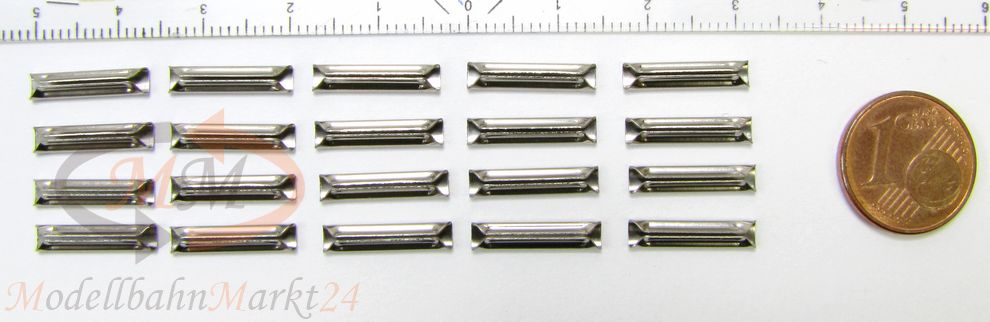 FLEISCHMANN 6436 20 Stück Metall-Schienenverbinder H0 - NEU