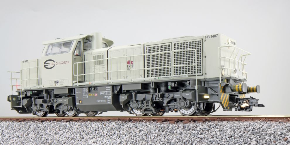 ESU 31304 Diesellok, H0, G1000, FB 1487 ECR, Hellgrau, Ep VI, Vorbildzustand um 2007, Sound, Rangierkupplung, DC/AC