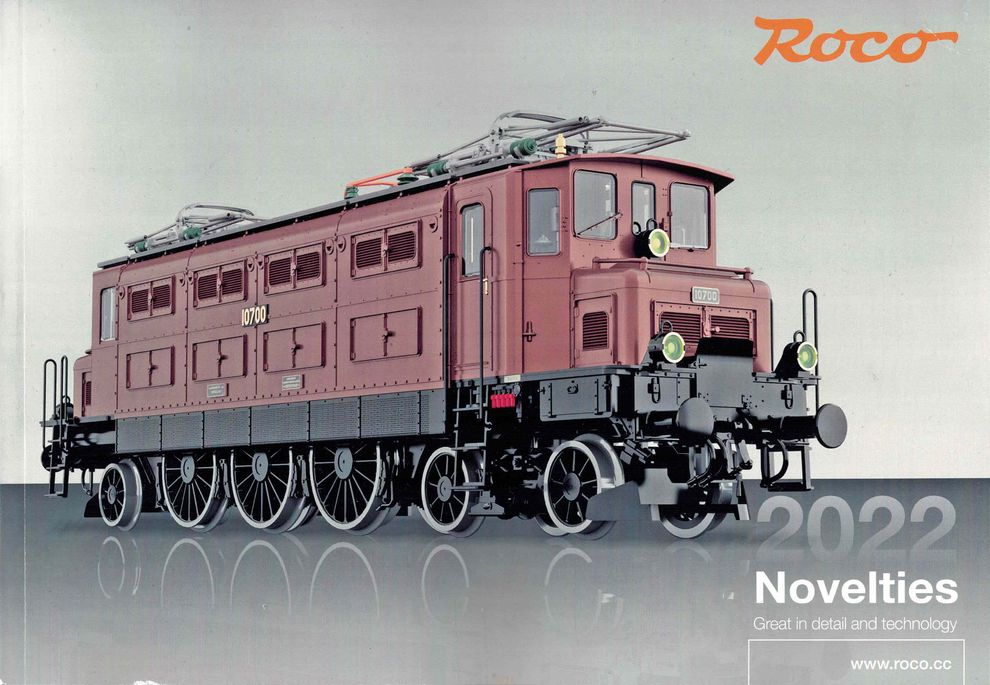 New Roco ROCO 80822 Catalog Novelties 2022 Great in detail and technology H0 H0e ...