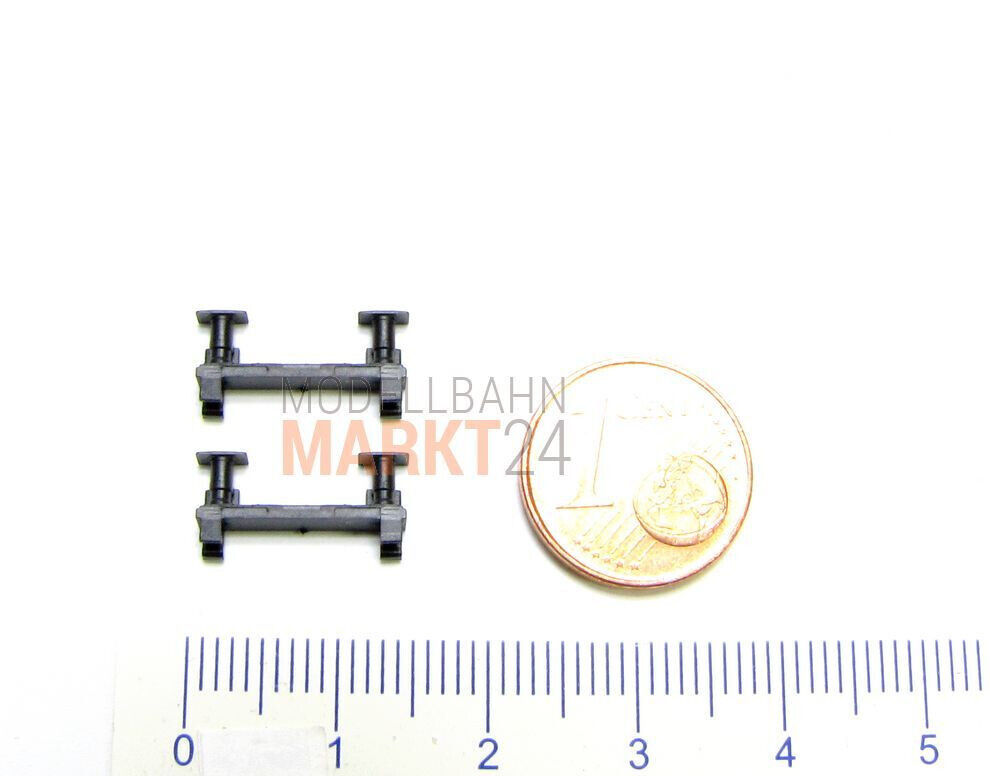 Ersatz-Pufferbohle 2x z.B. für FLEISCHMANN DB Diesellok BR 101 Spur N - NEU