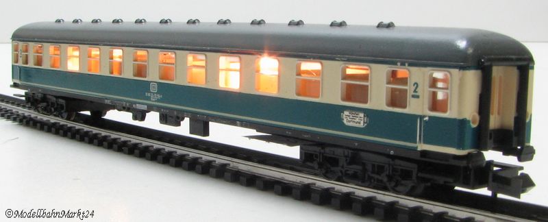 MINITRIX DB Abteilwagen 2. Klasse Epoche IV Spur N