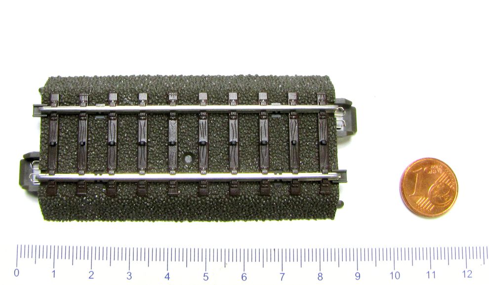 MARKLIN HO STRAIGHTS 3-3/64 - 77.5MM. C Tracks 24077 (Box=10PCS
