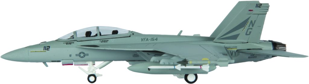 HOGAN WINGS 6153 US Navy Boeing F/A-18F VFA-154 Scale 1:200 M-Series - NEU