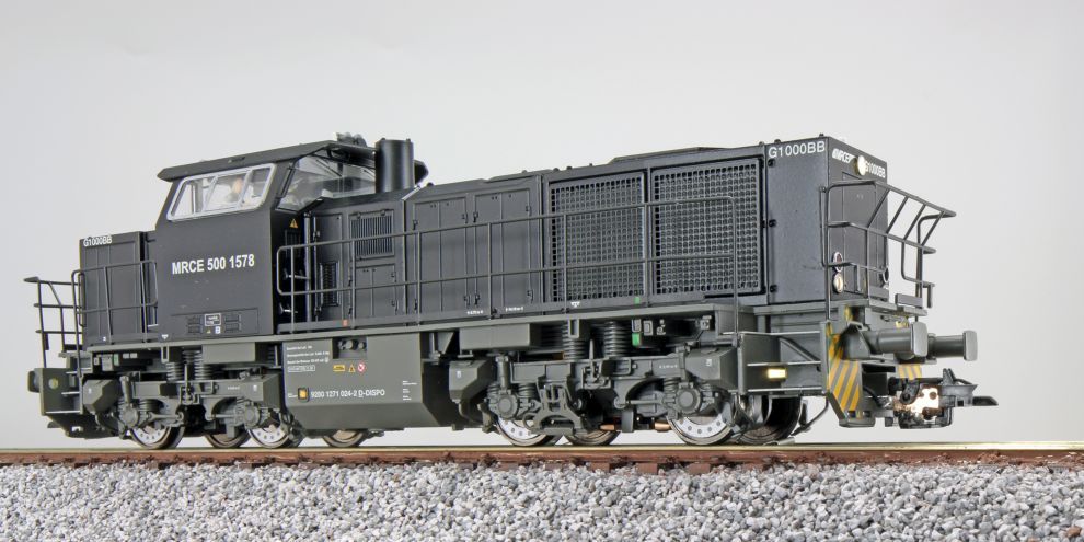 ESU 31300 Diesellok, H0, G1000, 500 1578 MRCE, schwarz, Ep VI, Vorbildzustand um 2007, Sound, Rangierkupplung, DC/AC