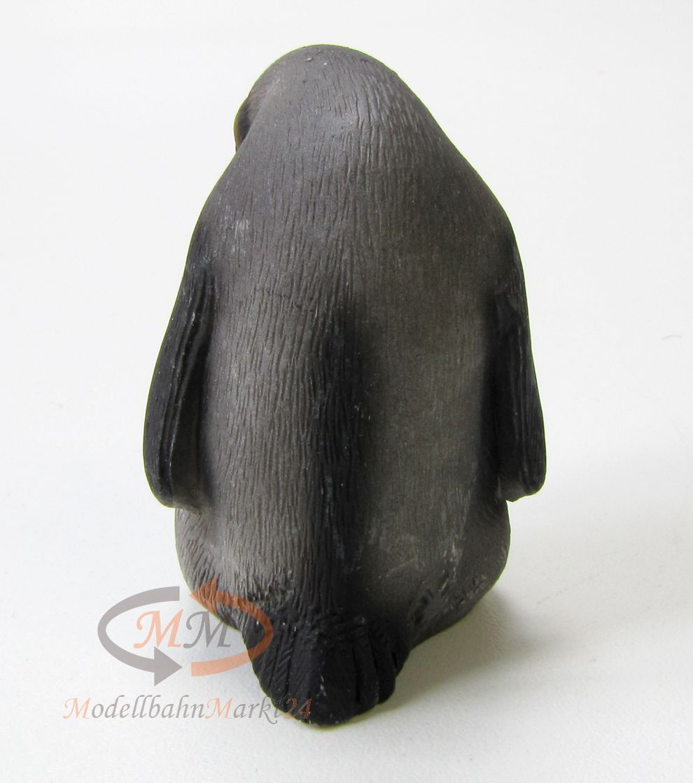 A. Lucchesi FARO painted by hand Kaltkeramik made in Italy Figur Kaiserpinguin