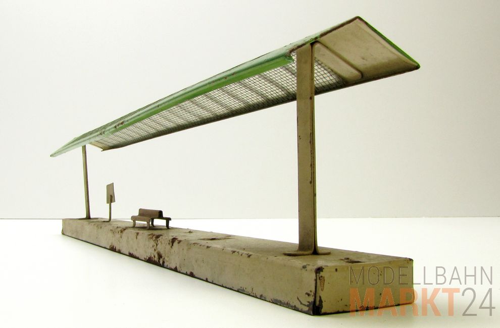 KIBRI 0/53/1 Bahnsteig unbeleuchtet US-Zone Blech Nachkrieg Spur 00 1:76/H0 1:87