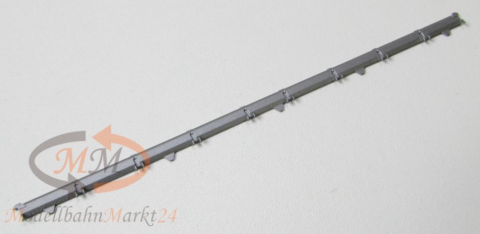 Ersatz-Bordwand-Set 2-tlg Alu-Optik z. B. für FLEISCHMANN Flachwagen Spur N - NEU