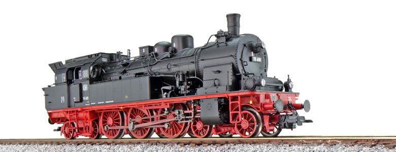 ESU 31187 Dampflok, H0, T18, 78 468 Museum, Schwarz, Ep VI, Vorbildzustand um 2018, LokSound, Doppelraucherzeuger, Rangierkupplung, DC/AC