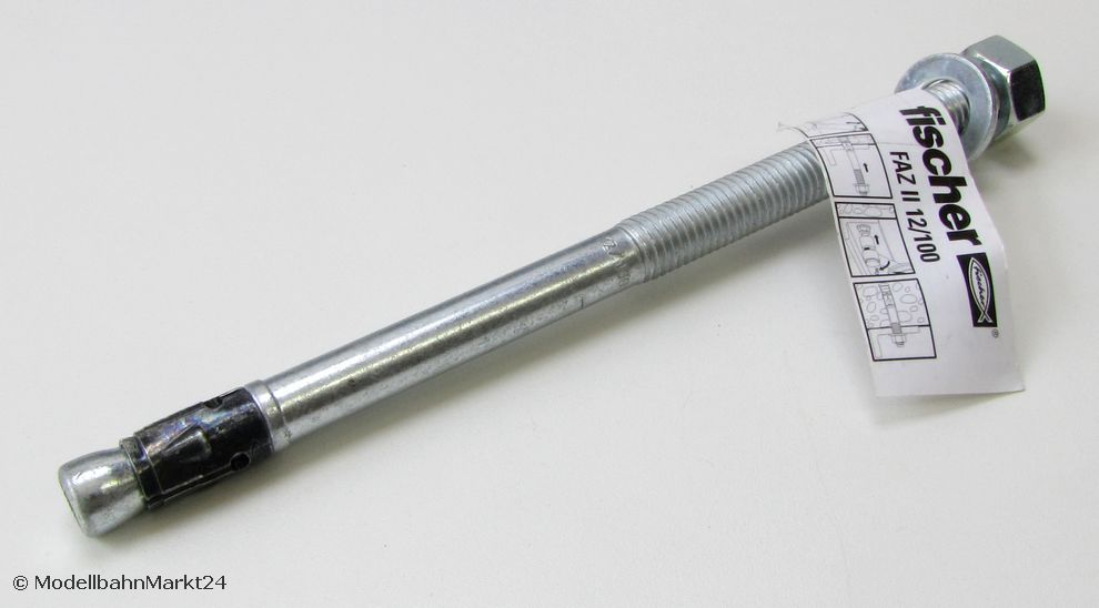 FISCHER Dübel 45262 Ankerbolzen FAZ II 12/100 E / 95470 VPE = 1 Stück - NEU