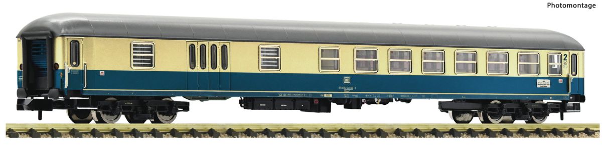 FLEISCHMANN 6260037 Schnellzugwagen 2. Klasse mit Gepäckabteil, DB DC Spur N NEU