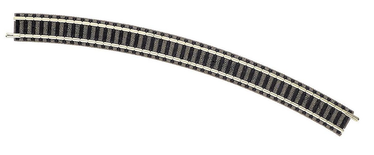 FLEISCHMANN 9130 Gebogenes Gleis mit Betttung R3 30° Spur N 1:160 - NEU