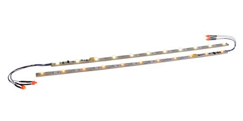 ESU 50700 Innenbeleuchtungs-Set mit Schlusslicht 255mm 11 LEDs Warm White Für Spur N,TT, H0 - NEU