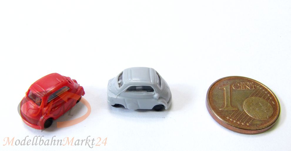 BMW Isetta Rollermobil 2 Stk verschiedene Farben Kult-Modell Maßstab 1:160 - NEU