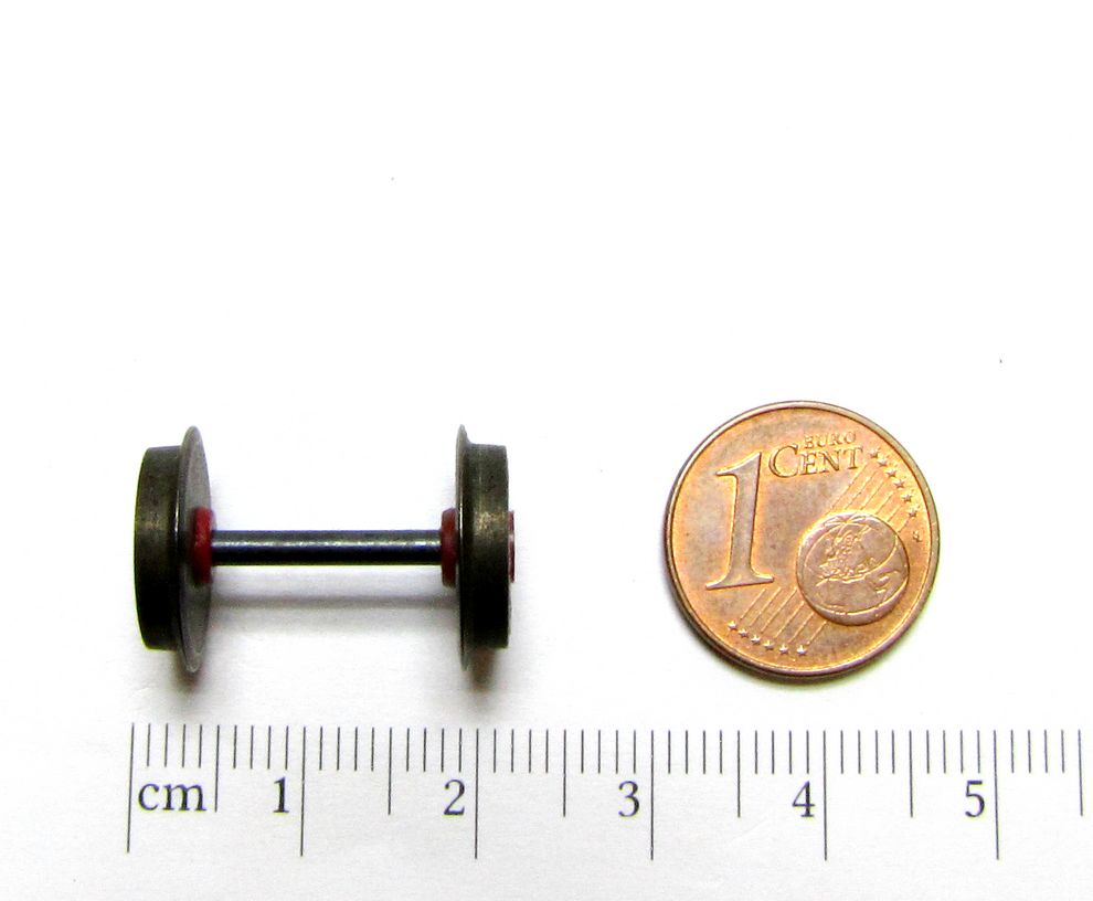 Ersatz-Radsatz f. Tender z.B. für ROCO DB Damplok BR 042 Spur H0 - NEU ...