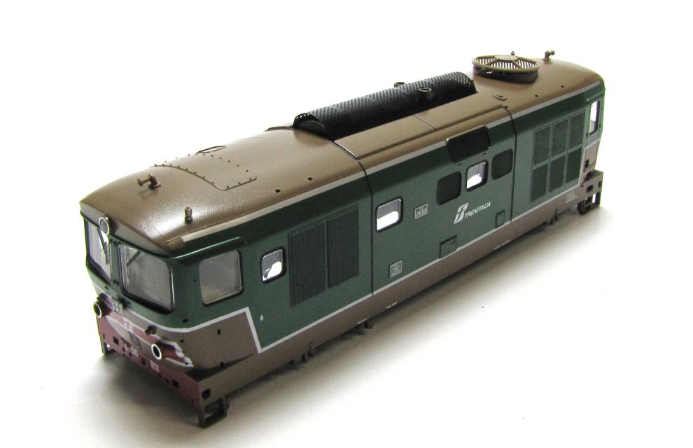 Ersatz-Gehäuse FS TRENITALIA D.345.1028 z.B. für ROCO Diesellok D345 Spur H0 NEU *BONUS*