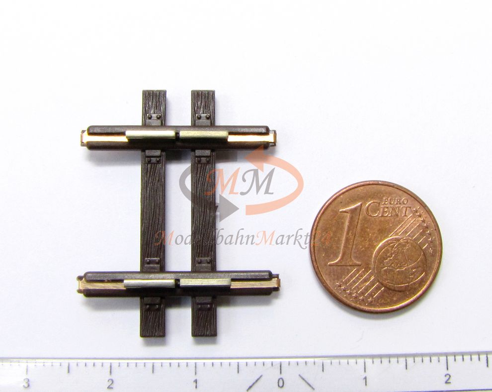 Ersatz-Distanzstück 12 mm ohne Bettung z.B. für ROCO Line Weichen Spur H0 - NEU