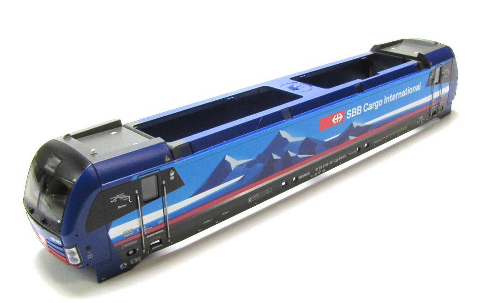 Ersatz-Gehäuse SBB-Cargo 193 521-2 z.B. für ROCO Elektrolok 193 Vectron H0 - NEU