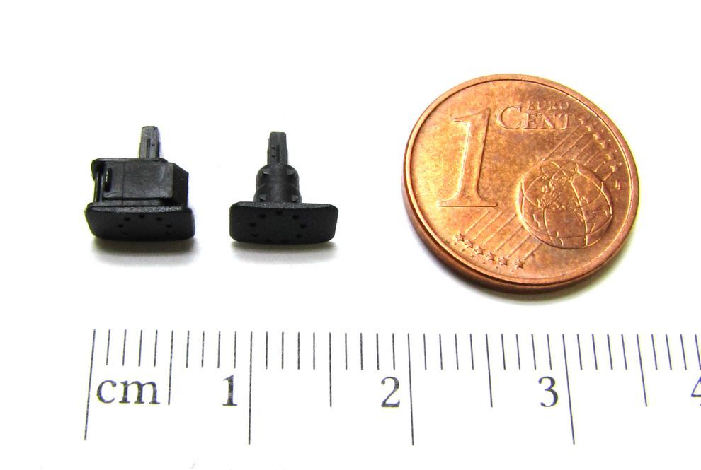 HELEVIA Vordere Stoßfänger Gitter Für BMW E46 | Links & Rechts Set | 2002-2005 Modelle