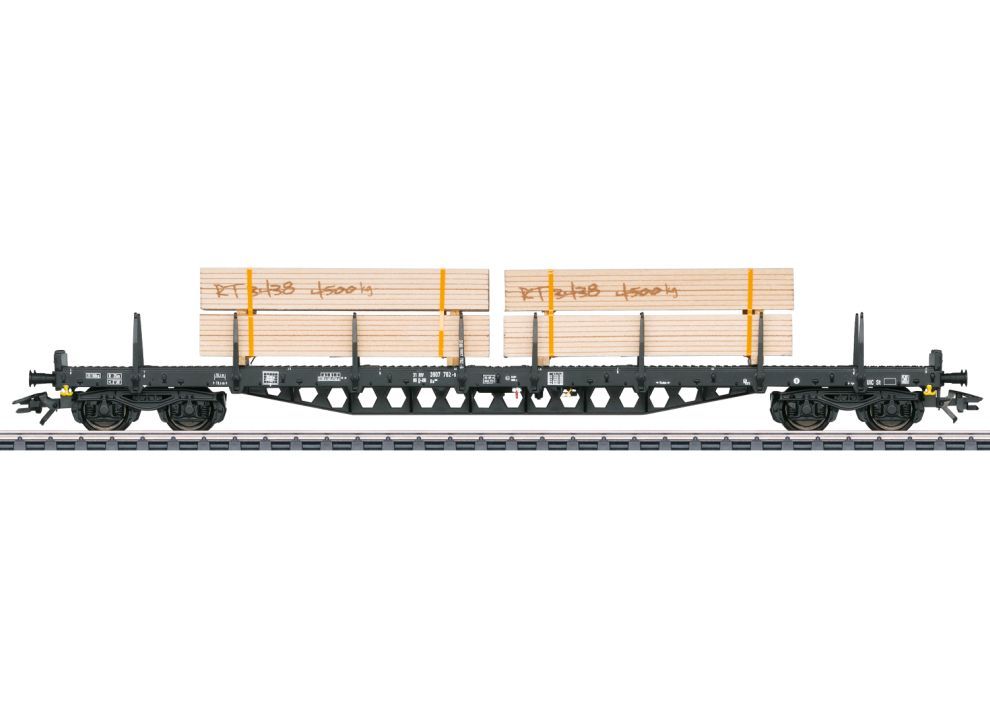 MÄRKLIN 47151 Rungenwagen Rs 684 Schnittholz-Ladung Spur H0 - NEU