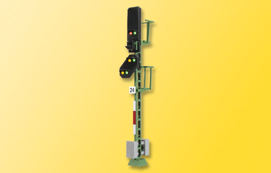 VIESSMANN 4724 H0 Licht-Blocksignal mit Vorsignal mit Multiplex-Technologie NEU