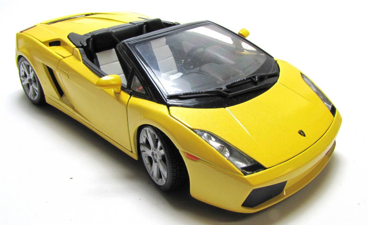BBURAGO Lamborghini Gallardo Spyder Roadster gelb-metallic Sportwagen ...