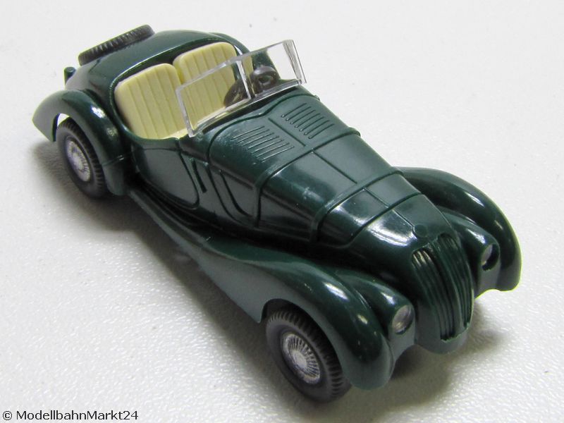 Miniature BMW 328 Cabriolet Rouge WIKING Échelle 1/87 HO - Occasion Sans Boîte