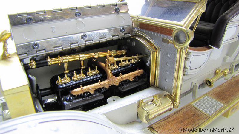 FRANKLIN MINT 1911 Rolls Royce weiß Maßstab 1:24