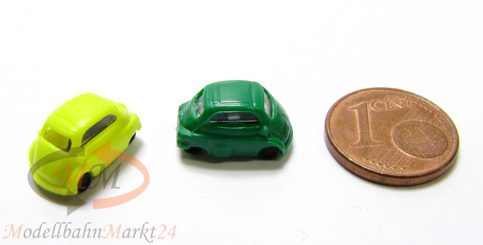 BMW Isetta Rollermobil 2 Stk verschiedene Farben Kult-Modell Maßstab 1:160 - NEU