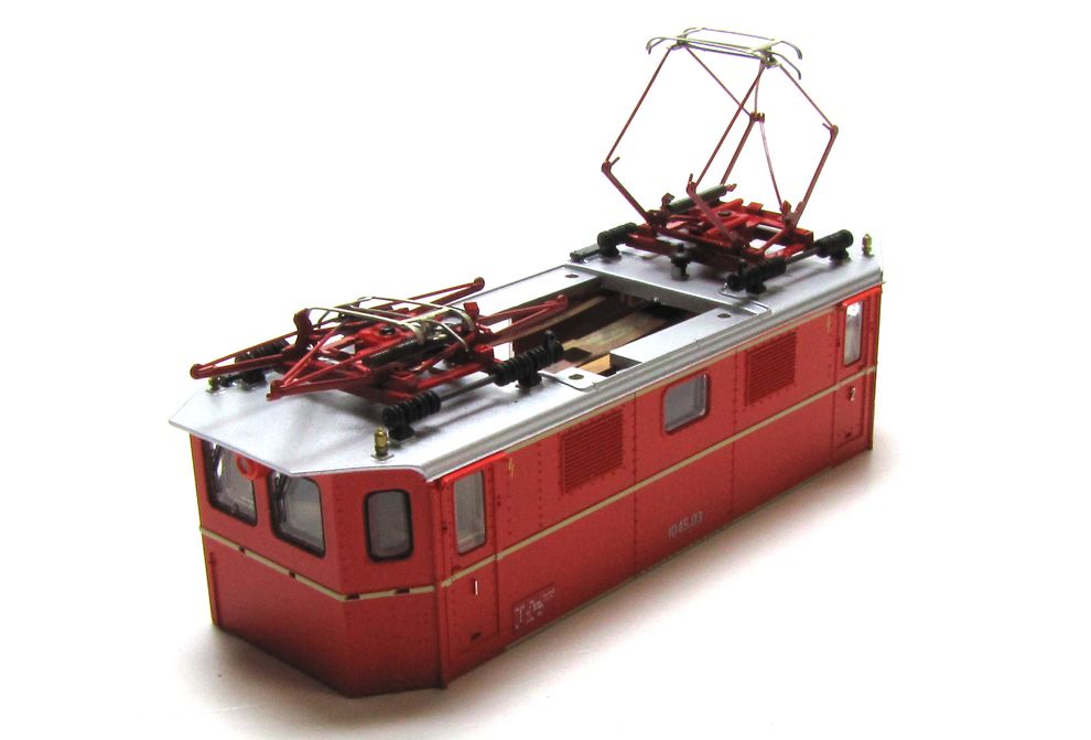 Ersatz-Gehäuse MBS 1045.03 blutorange z.B. für ROCO Elektrolok 1045 H0 - NEU *BONUS*