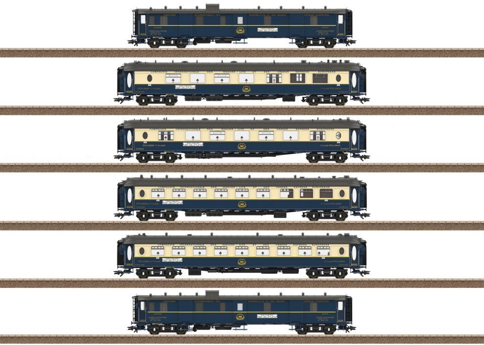 TRIX 26470 Pullmanwagen-Set „Edelweiß“ Spur H0