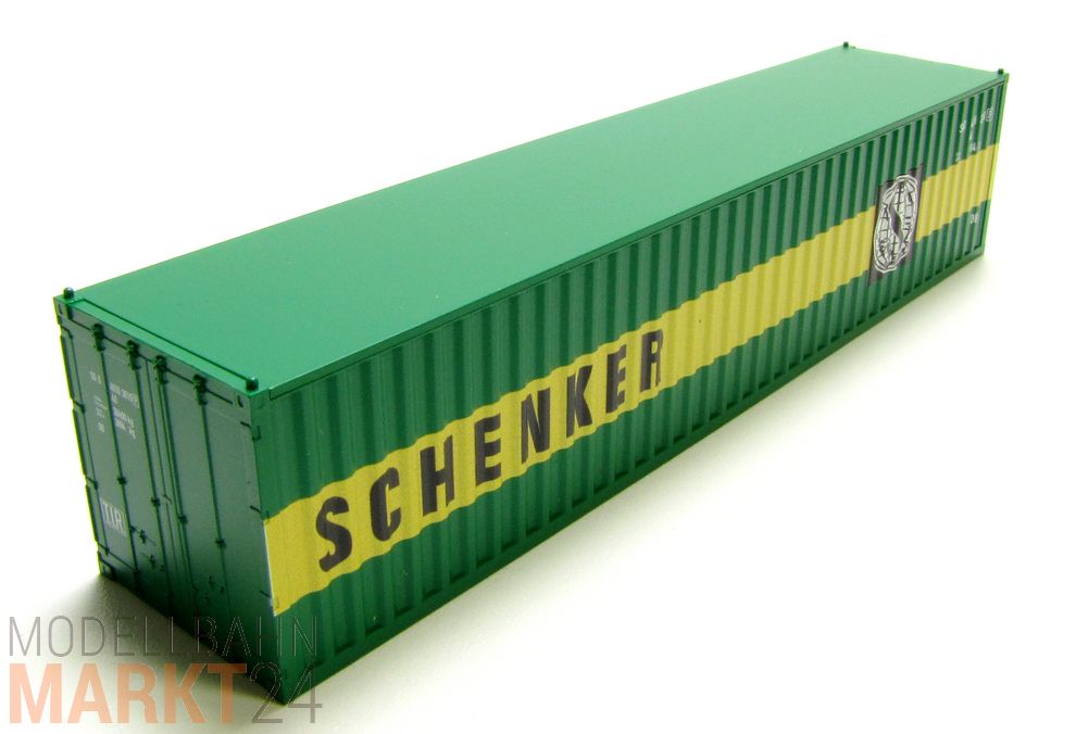 FLEISCHMANN Ladegut DB-Container grün SCHENKER für Containertragwagen ...