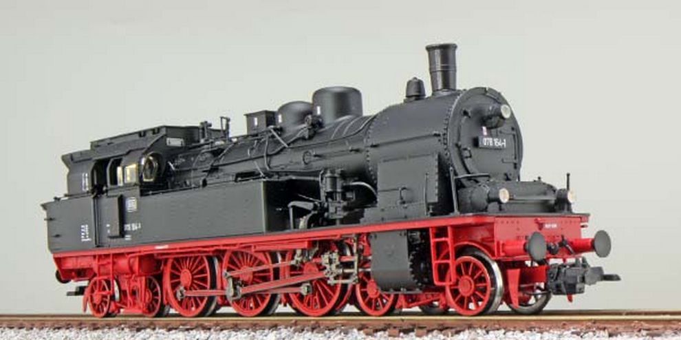 ESU 31181 Dampflok, H0, T18, 078 164 DB, Schwarz, Ep IV, Vorbildzustand um 1971, LokSound, Doppelraucherzeuger, Rangierkupplung, DC/AC