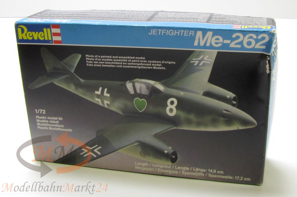 REVELL 4121 Jetfighter Messerschmitt Me-262 Düsenjäger Bausatz Maßstab 1:72 OVP