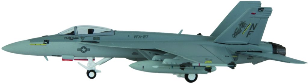 HOGAN WINGS 6221 US Navy Boeing F/A-18E VFA-27 Scale 1:200 M-Series - NEU
