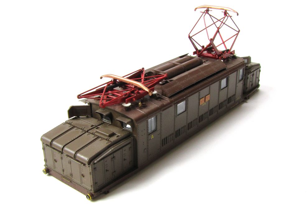 Ersatz-Gehäuse FS E.626.410 braun z.B. für ROCO Elektrolok E626 Spur H0 - NEU *BONUS*