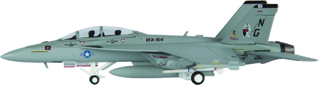 HOGAN WINGS 6146 US Navy Boeing F/A-18F VFA-154 Scale 1:200 M-Series - NEU